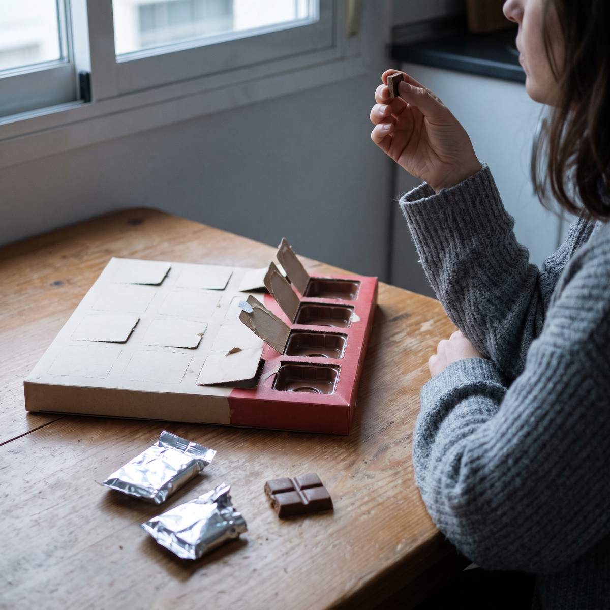 Calendario de chocolate de siempre